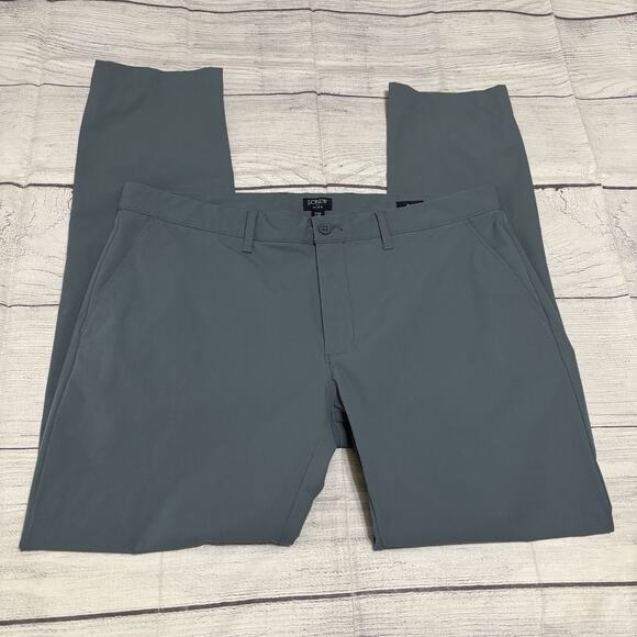 J.Crew Flex Chino Pants Mens Size 36x32 Blue Slim Fit Casual Comfort - Picture 6 of 11